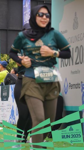 Race photo from Mangkunegaran Run 2025