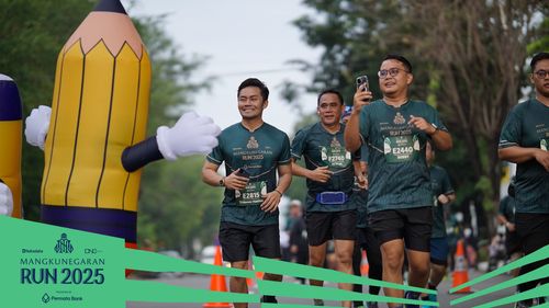 Race photo from Mangkunegaran Run 2025
