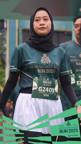 Race photo from Mangkunegaran Run 2025
