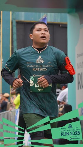 Race photo from Mangkunegaran Run 2025