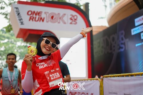Race photo from ONE RUN 10K 2025