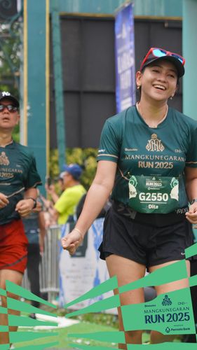 Race photo from Mangkunegaran Run 2025