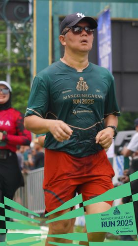 Race photo from Mangkunegaran Run 2025
