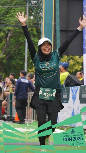 Race photo from Mangkunegaran Run 2025