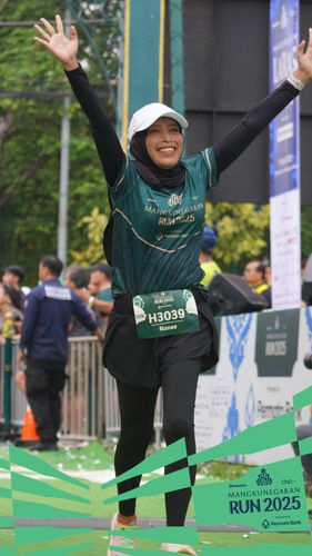 Race photo from Mangkunegaran Run 2025