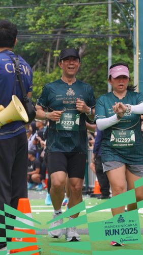Race photo from Mangkunegaran Run 2025