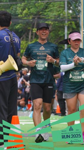 Race photo from Mangkunegaran Run 2025