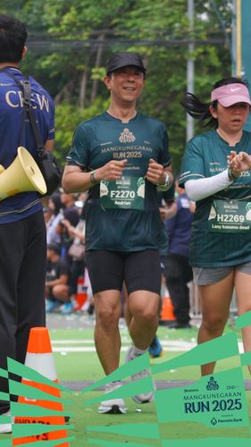 Race photo from Mangkunegaran Run 2025