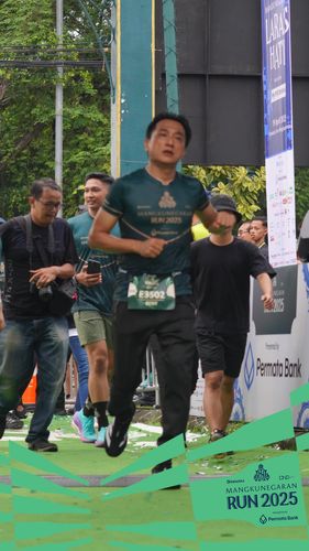 Race photo from Mangkunegaran Run 2025