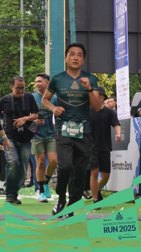 Race photo from Mangkunegaran Run 2025