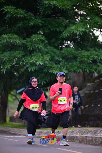 Race photo from CISANGKAN KBP CITY RUN 2025