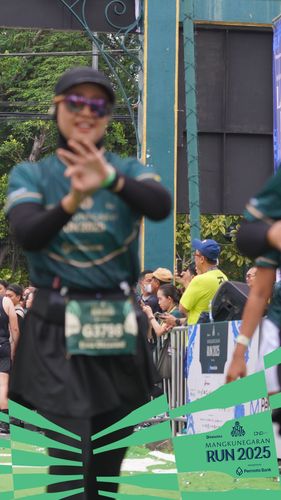 Race photo from Mangkunegaran Run 2025