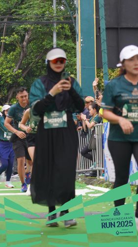 Race photo from Mangkunegaran Run 2025