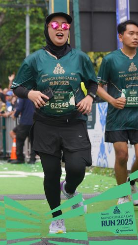 Race photo from Mangkunegaran Run 2025