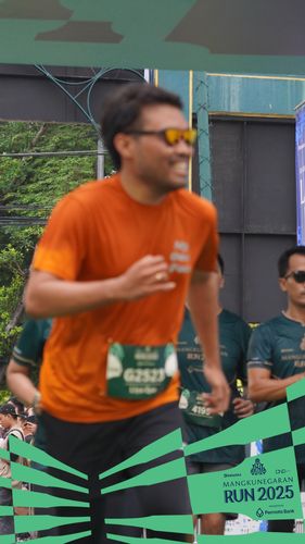 Race photo from Mangkunegaran Run 2025
