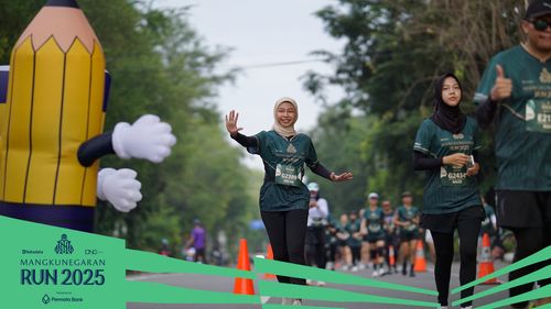 Race photo from Mangkunegaran Run 2025