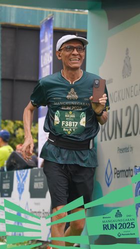 Race photo from Mangkunegaran Run 2025