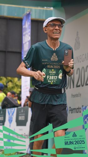 Race photo from Mangkunegaran Run 2025