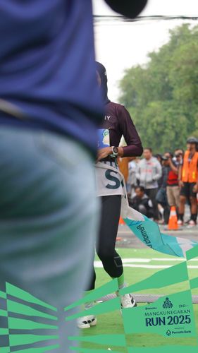 Race photo from Mangkunegaran Run 2025