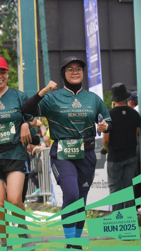 Race photo from Mangkunegaran Run 2025