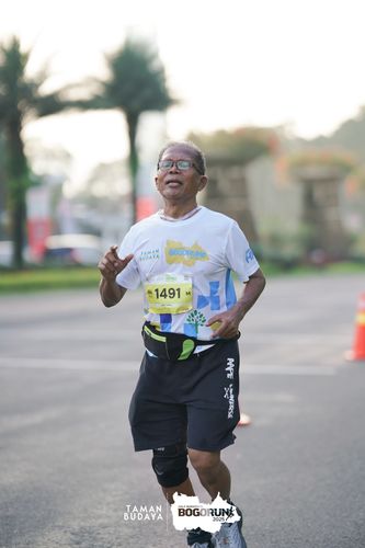 Race photo from Taman Budaya x BOGORUN 2025