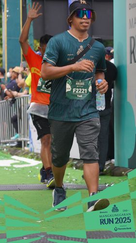 Race photo from Mangkunegaran Run 2025