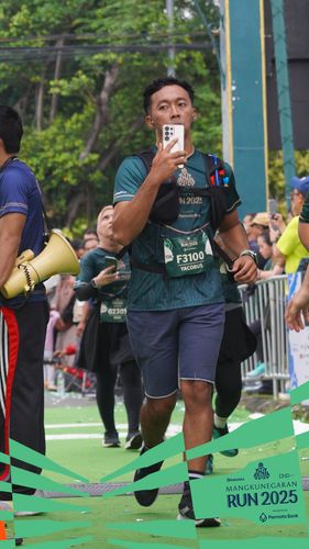 Race photo from Mangkunegaran Run 2025