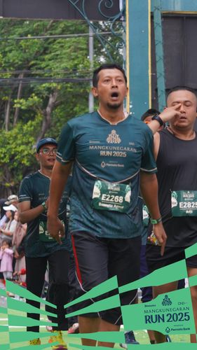 Race photo from Mangkunegaran Run 2025