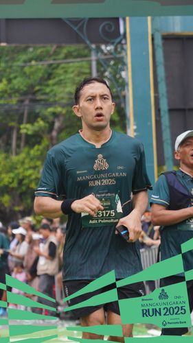 Race photo from Mangkunegaran Run 2025