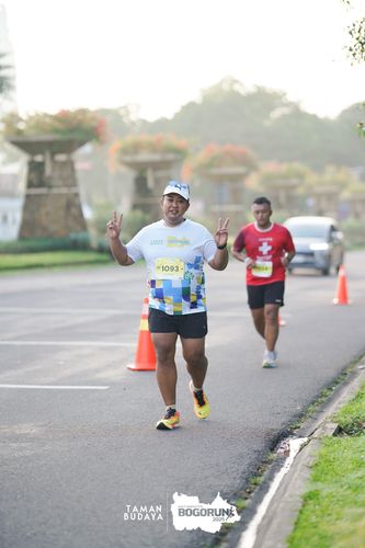 Race photo from Taman Budaya x BOGORUN 2025