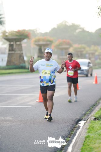 Race photo from Taman Budaya x BOGORUN 2025