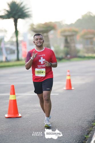 Race photo from Taman Budaya x BOGORUN 2025