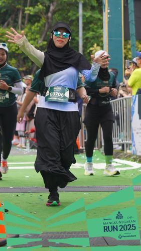 Race photo from Mangkunegaran Run 2025