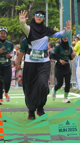 Race photo from Mangkunegaran Run 2025