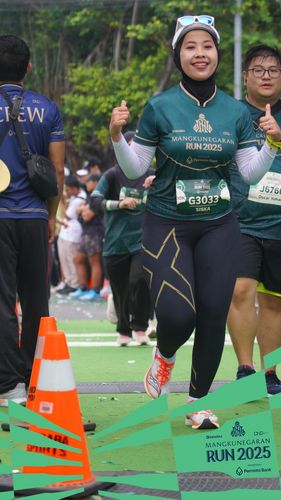 Race photo from Mangkunegaran Run 2025