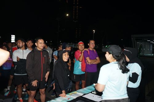 Race photo from Lari Bareng Yuk!