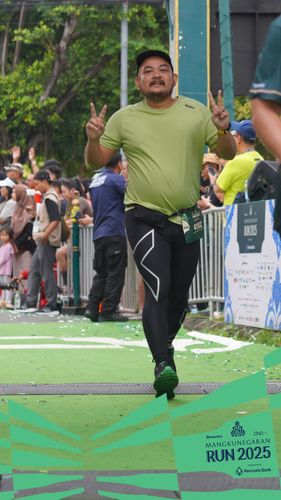 Race photo from Mangkunegaran Run 2025