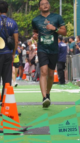 Race photo from Mangkunegaran Run 2025