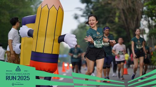 Race photo from Mangkunegaran Run 2025
