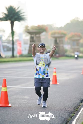 Race photo from Taman Budaya x BOGORUN 2025