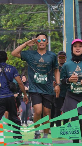Race photo from Mangkunegaran Run 2025