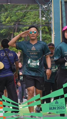 Race photo from Mangkunegaran Run 2025