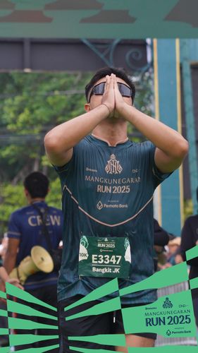 Race photo from Mangkunegaran Run 2025