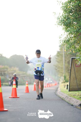 Race photo from Taman Budaya x BOGORUN 2025