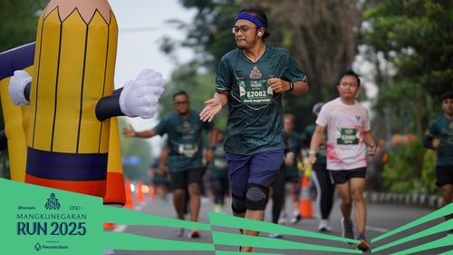 Race photo from Mangkunegaran Run 2025