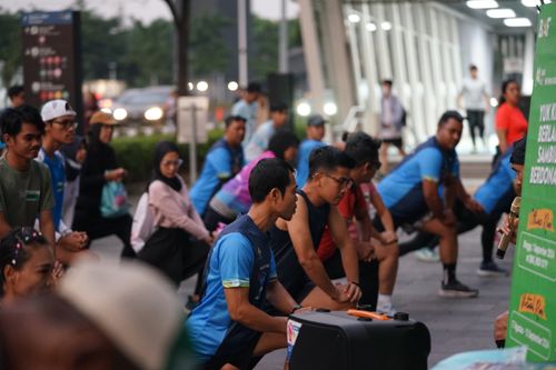 Race photo from Lari Bareng Yuk!