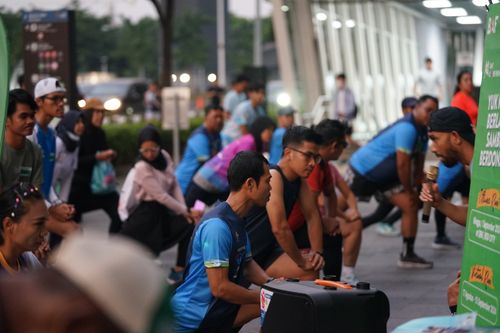 Race photo from Lari Bareng Yuk!