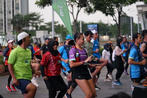 Race photo from Lari Bareng Yuk!