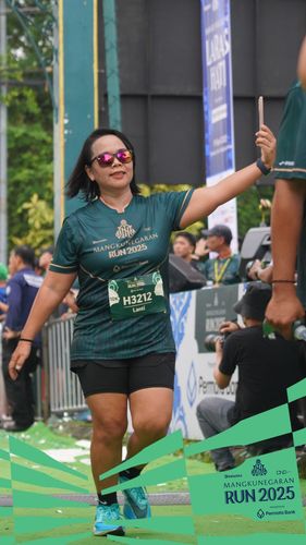 Race photo from Mangkunegaran Run 2025