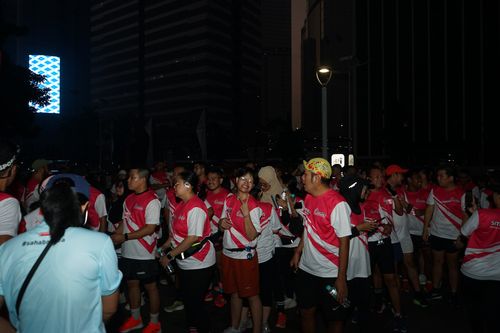 Race photo from Smartfren Run 2024 Vibes